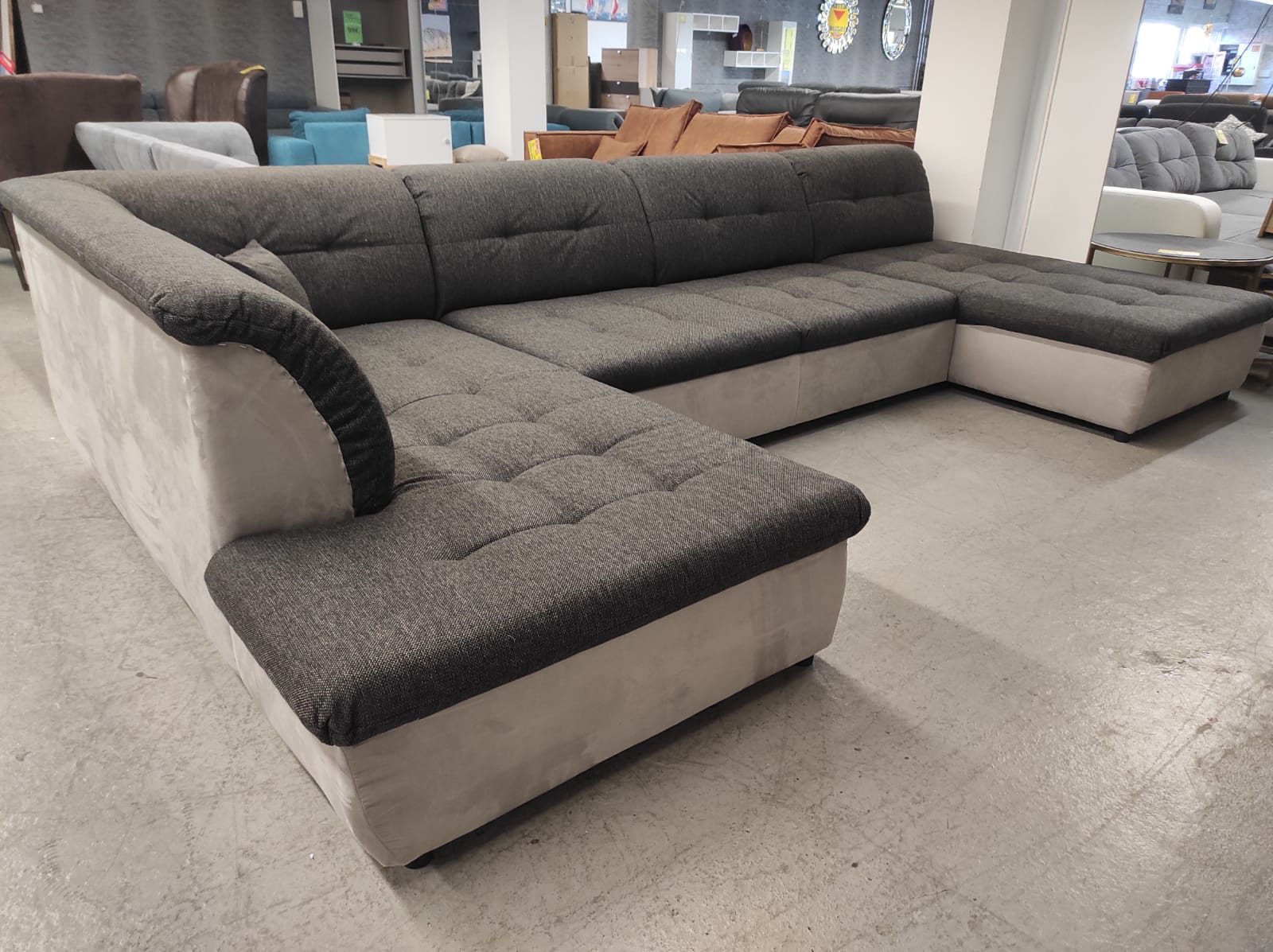 xxl wohnlandschaft mit schlaffunktion couch sofa